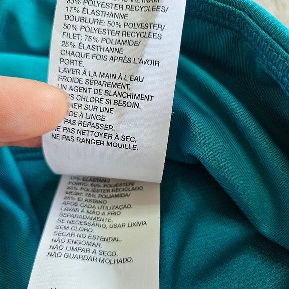 Nike Performance Kick Swim Blue Bike Shorts Size S - Picture 9 of 9